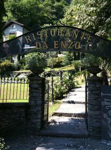 Ristorante Da Enzo, Da Enzo, grotto Da Enzo, Ponte Brolla, Enzo Andreatta